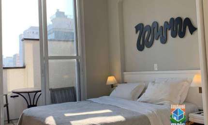 Flat com 1 dormitório para alugar, 58 m² por R$ 6.000,00/mês - Jardins - São Paulo/SP