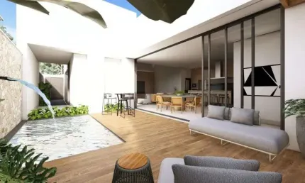 Casa em construção para venda com 4 quartos, piscina e escritório em Jardim Europa - Rio Verde - GO