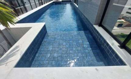 FLAT NOVO COM 26m² COM VARANDA E MOVEIS PROJETADOS, BAIRRO DE INTERMARES