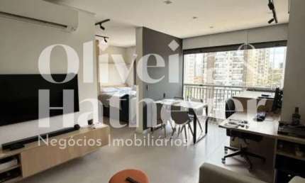 Flat com 1 quarto à venda na Rua Ibirajá, 244, Vila Guarani, São Paulo, 35 m2 por R$ 617.000