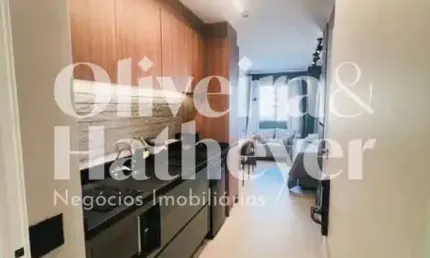 Flat com 1 quarto à venda na Avenida Pavão, 986, Recanto Paraíso, São Paulo, 28 m2 por R$ 599.000