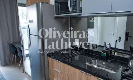 Flat com 1 quarto à venda na Travessa Bernardino de Campos, 1340, Americanópolis, São Paulo, 20 m2 por R$ 628.000