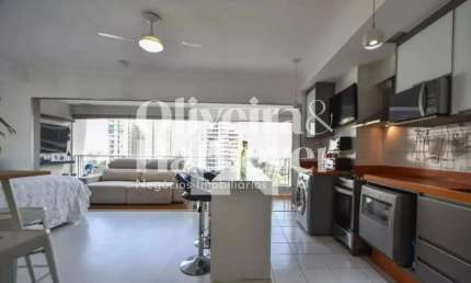 Apartamento com 1 quarto à venda na Rua Michigan, 531, Cidade Monções, São Paulo, 50 m2 por R$ 850.000