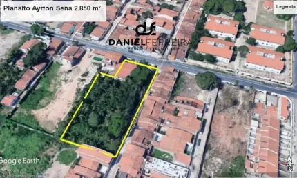 Terreno de 2.875 m² à Venda no Planalto Ayrton Senna