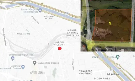 Terreno à venda na Avenida Antônio de Souza Noschese, Jaguaré, São Paulo