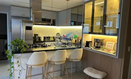 Apartamento para venda com 109 m² e 3 quartos em Vila Aviação, Bauru - SP