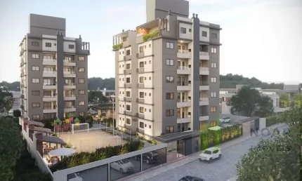 Apartamento para Venda em Navegantes, Gravatá, 2 dormitórios, 1 suíte, 2 banheiros, 1 vaga