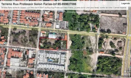 Terreno comercial à venda na Rua Professor Solon Farias, 1851, Cambeba, Fortaleza