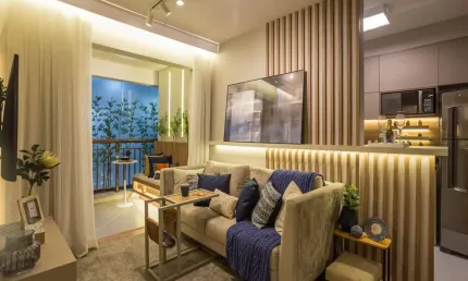 Apartamento com 56 metros, 02 dormitórios no condominio pleno morumbi