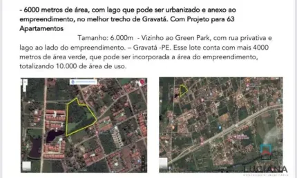 Terreno à venda na Avenida Cícero Batista de Oliveira, 93849837, Alpes Suiços, Gravatá