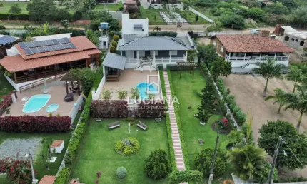 Estilo campo! casa com 4 quartos e piscina em condomínio em gravatá/pe