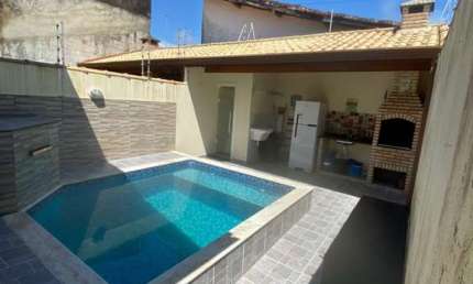 Casa Mobiliada para Locação em Itanhaém, GAIVOTAS, 2 dormitórios, 1 banheiro, 2 vagas