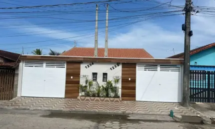 Casa para venda em itanhaém, suarão, 2 dormitórios, 1 suíte, 1 banheiro, 2 vagas
