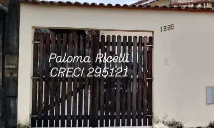 Casa para venda em itanhaém, nossa senhora do sion, 2 dormitórios, 1 banheiro, 2 vagas