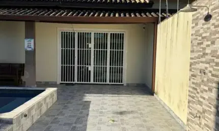 Casa para locação em itanhaém, são joão, 2 dormitórios, 1 banheiro, 1 vaga