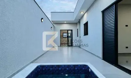 Casa com piscina e suíte à venda, Jardim Bom Sucesso, Indaiatuba, SP