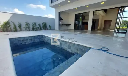 Sobrado à venda, 3 suítes master c/ closet, Piscina, Área Gourmet, Condomínio Villa Sapezal, Vila I