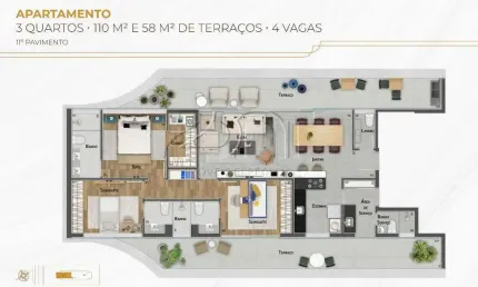 Apartamento com 3 quartos à venda na Savassi, Belo Horizonte 