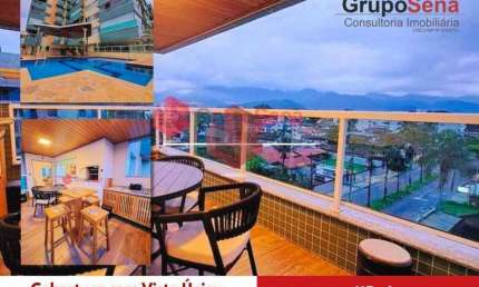 Apartamento à venda em Ubatuba, Itaguá, com 3 quartos, 115m²