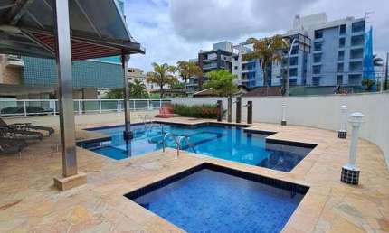 Apto à venda com piscina e varanda gourmet na Praia do Itaguá em Ubatuba