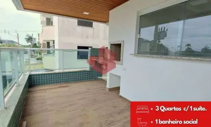 Apto à venda com piscina e varanda gourmet na praia do itaguá em ubatuba
