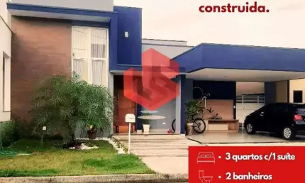 Casa à venda, no Condomínio Campos do conde 2   Chambord,  em Tremembé, Loteamento Residencial Campos do Conde II, com 3 quartos, 170m²
