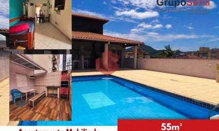 Apartamento à venda em Ubatuba, Itaguá, com 2 quartos