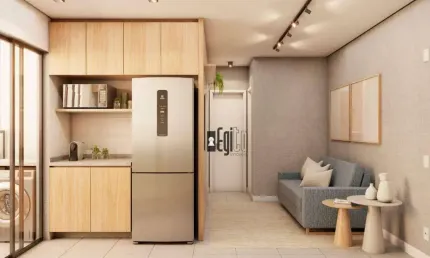 Apartamento com 2 dormitórios à venda, 44 m² por R$ 210.000 - Poço Rico - Juiz de Fora/MG