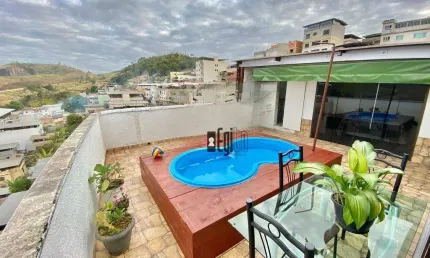 Cobertura com 3 dormitórios à venda, 180 m² por r$ 370.000,00 - nova era - juiz de fora/mg