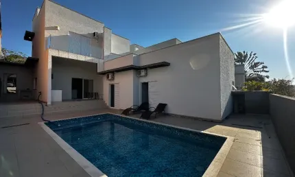 Casa em condomínio fechado com 3 quartos para alugar na Rua Setúbal, 98, Residencial Euroville, Bragança Paulista, 280 m2 por R$ 8.300