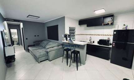 Apartamento com 2 dormitórios à venda, 52 m² por R$ 290.000 - Vila Humaitá - Santo André/SP