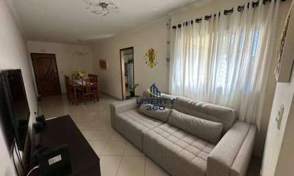 Apartamento com 3 dormitórios, 120 m² - venda por R$ 520.000 ou aluguel por R$ 3.800/mês - Vila Assunção - Santo André/SP