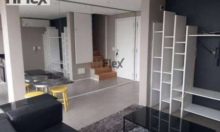 Cobertura com 1 dormitório para alugar, 61 m² por R$ 6.946,70/mês - Vila Olímpia - São Paulo/SP