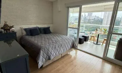 Apartamento com 1 dormitório para alugar, 35 m² por r$ 5.726,00/mês - perdizes - são paulo/sp