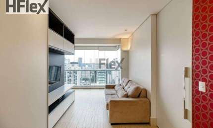 Apartamento com 1 dormitório para alugar, 45 m² por R$ 6.305,00/mês - Vila Olímpia - São Paulo/SP
