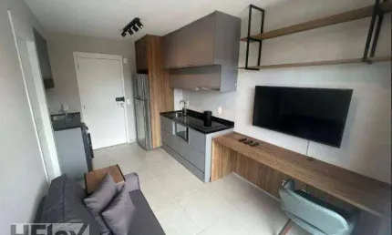 Apartamento com 1 dormitório para alugar, 27 m² por R$ 4.000,00/mês - Campo Belo - São Paulo/SP