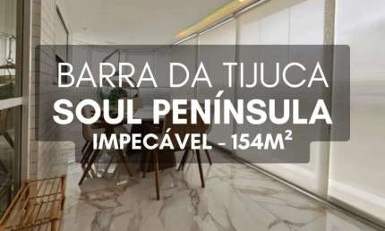 Imóvel para venda tem 154 metros quadrados com 4 quartos em Barra da Tijuca - Rio de Janeiro - RJ