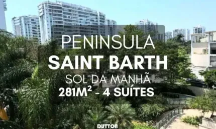 Imóvel para venda possui 281 metros quadrados com 4 quartos em Barra da Tijuca - Rio de Janeiro - RJ