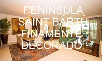 Barra da Tijuca - Península Saint Barth - Lindíssimo apto finamente decorado