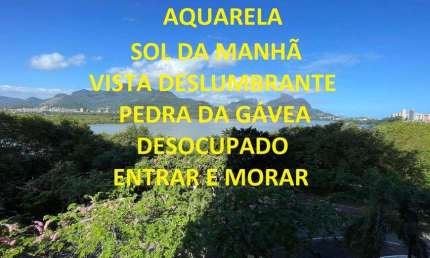 Península Aquarela 4 quartos 3 suites Sol Manhã - Vista Pedra da Gávea