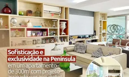 Apartamento com 4 quartos à venda na Avenida Flamboyants da Península, 155, Barra da Tijuca, Rio de Janeiro