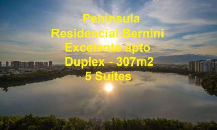 Bernini Peninsula- Excelente apto com 307 m2 com 5 quartos