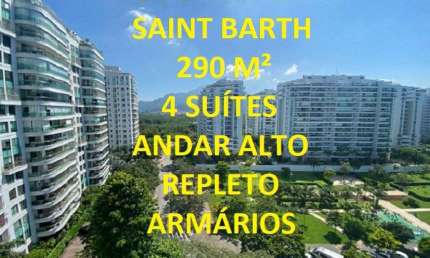 Apartamento para venda tem 290 metros quadrados com 4 quartos