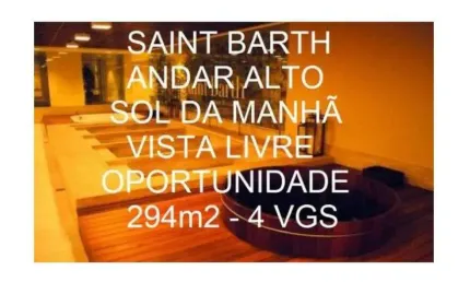 Apartamento para venda possui 295 metros quadrados com 4 quartos