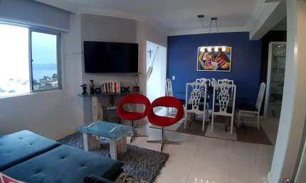Cobertura duplex mobiliada de 4 dormitórios para venda em Florianópolis, Balneário do Estreito