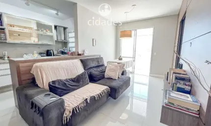 Apartamento semimobiliado à venda de 2 quartos (suíte) com garagem coberta no bairro Floresta, São José