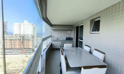 Apartamento 3 dormitórios para Venda em Praia Grande, Aviação, 3 dormitórios, 3 suítes, 4 banheiros, 2 vagas