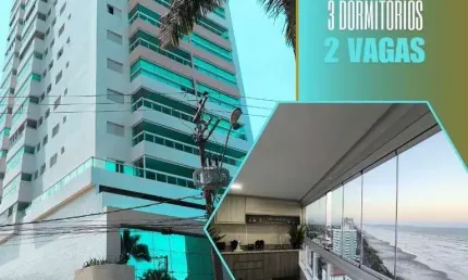 Apartamento 3 dormitórios para venda em praia grande, flórida, 3 dormitórios, 1 suíte, 2 banheiros, 2 vagas
