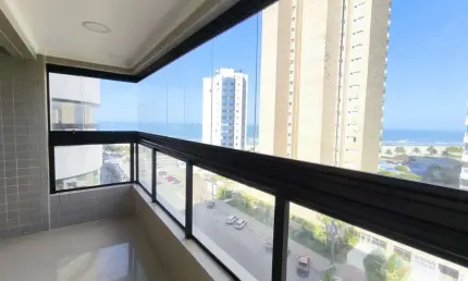 Apartamento 1 dormitório para venda em praia grande, mirim, 2 dormitórios, 1 suíte, 2 banheiros, 1 vaga