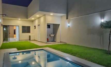 Casa para Venda em Campo Grande, Santo Amaro, 3 dormitórios, 1 suíte, 2 banheiros, 2 vagas